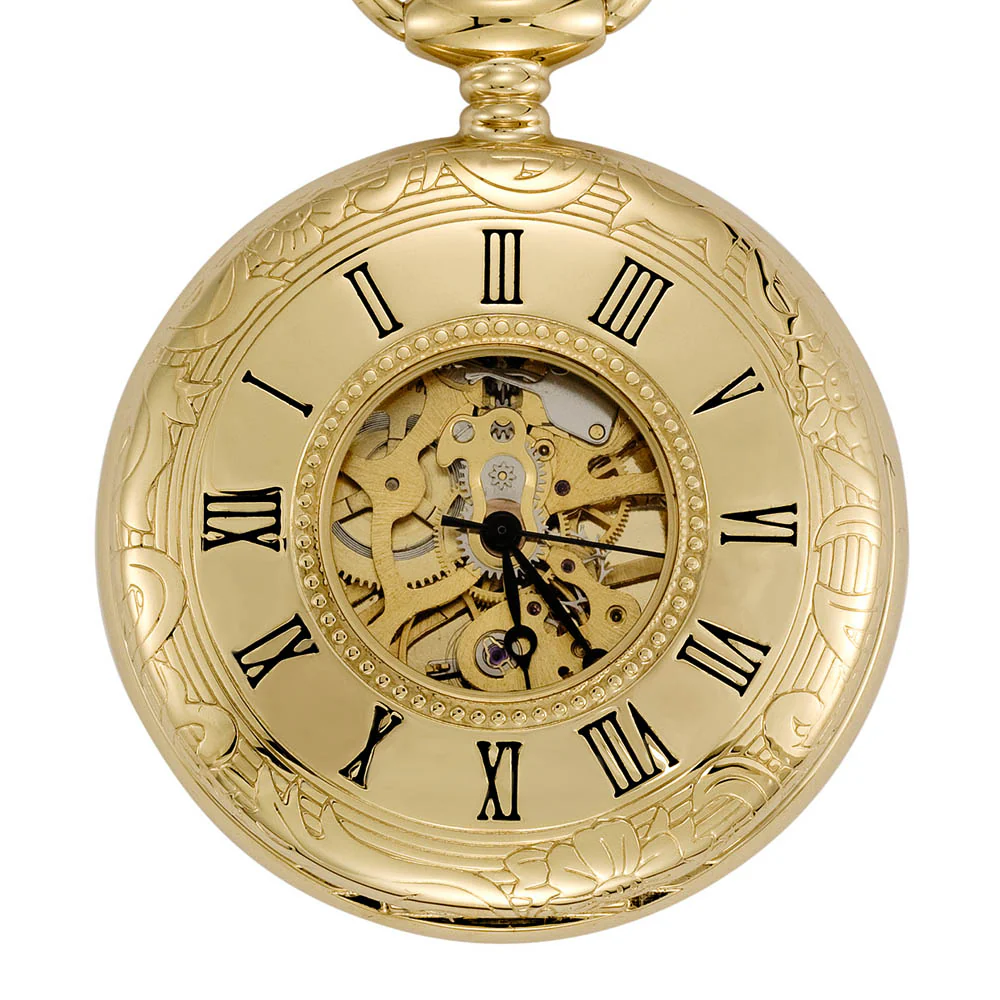 Gold Plated Half Hunter Pocket Watch - Image 3