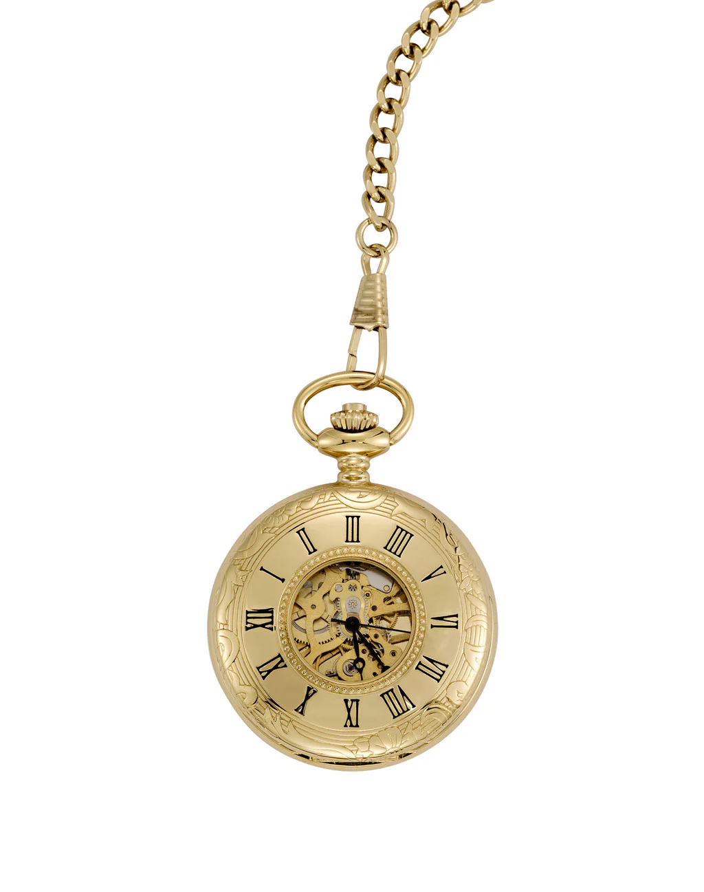 Gold Plated Half Hunter Pocket Watch - Image 5