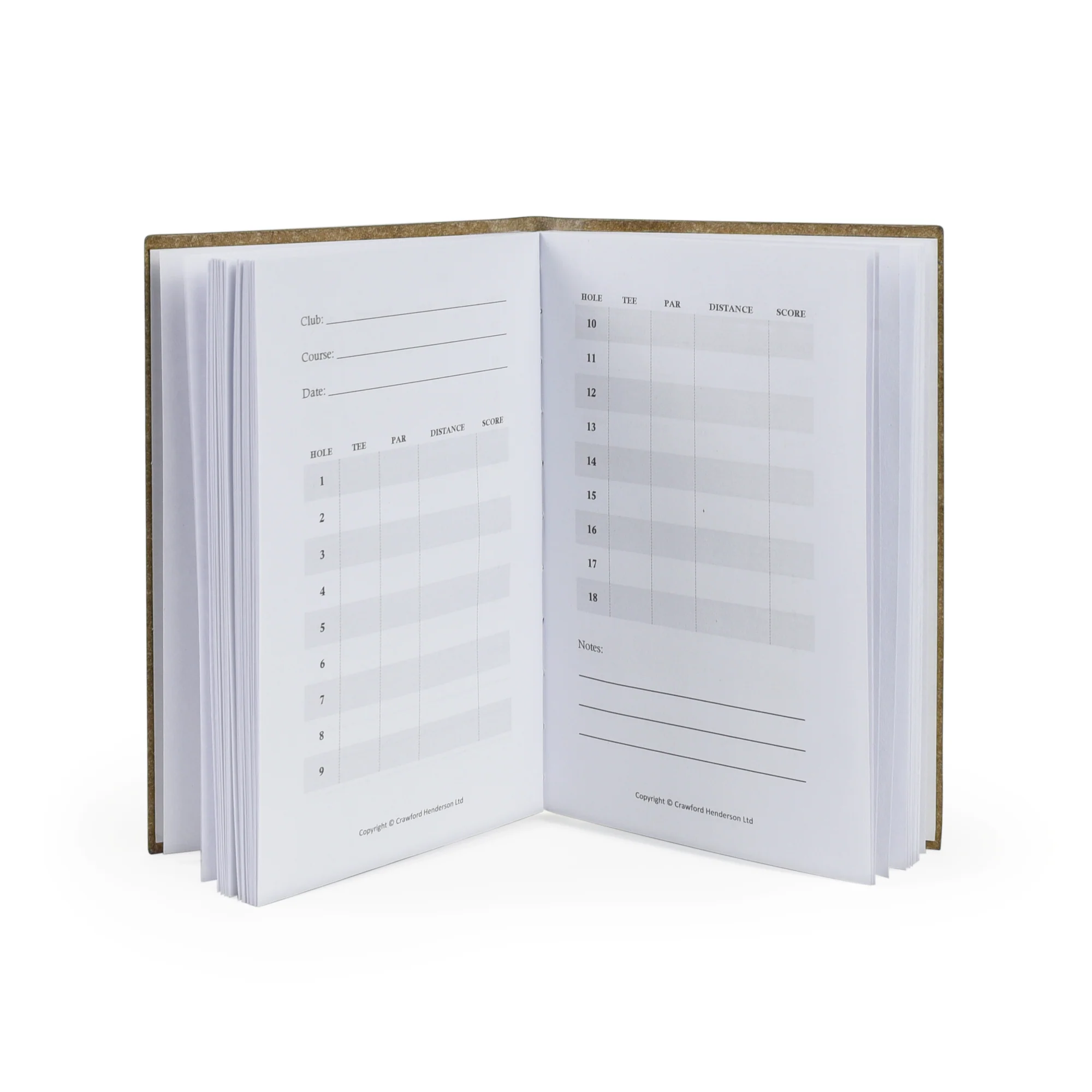 Leather Golf Score Book - Image 2