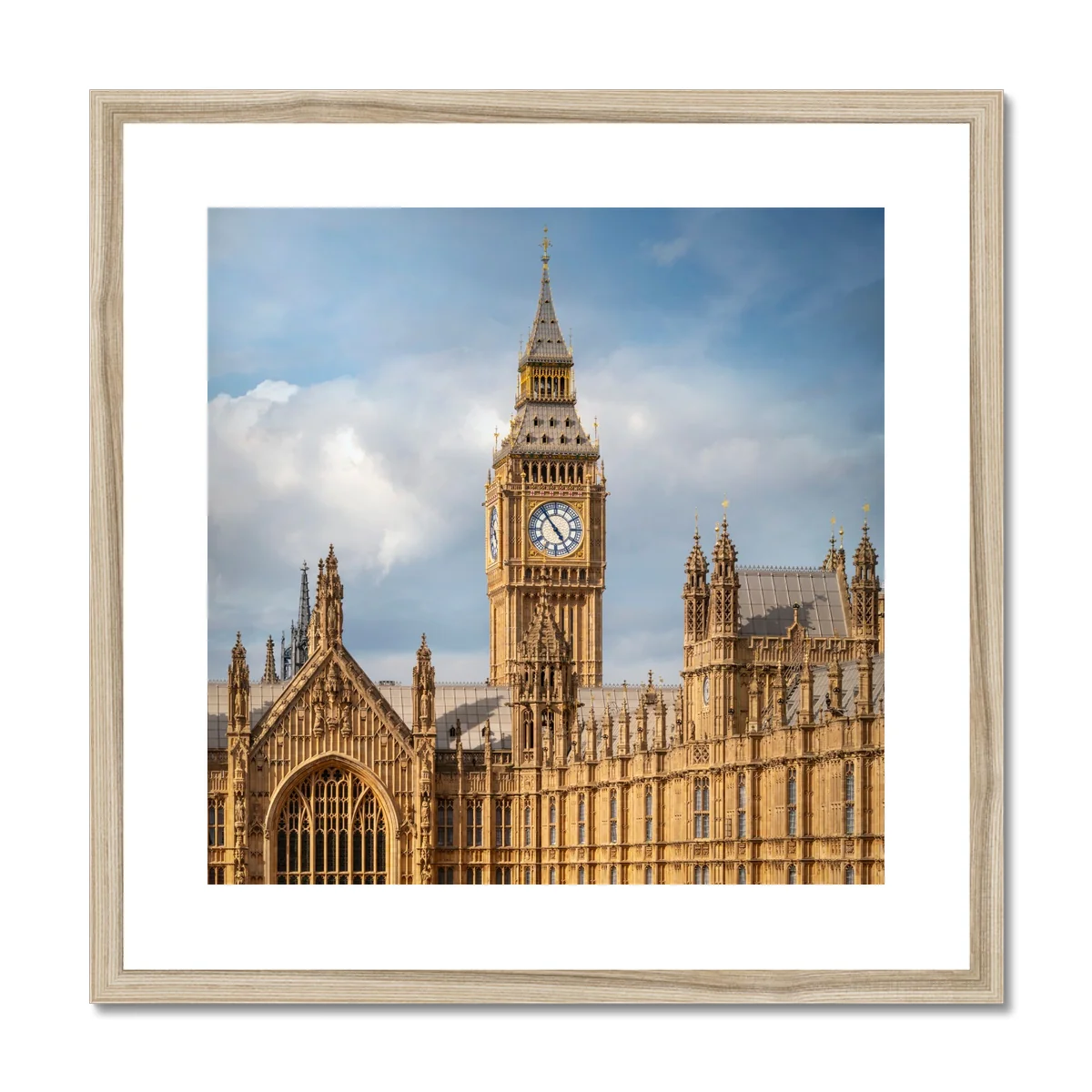 Big Ben above Westminster Hall Framed & Mounted Print - Image 3