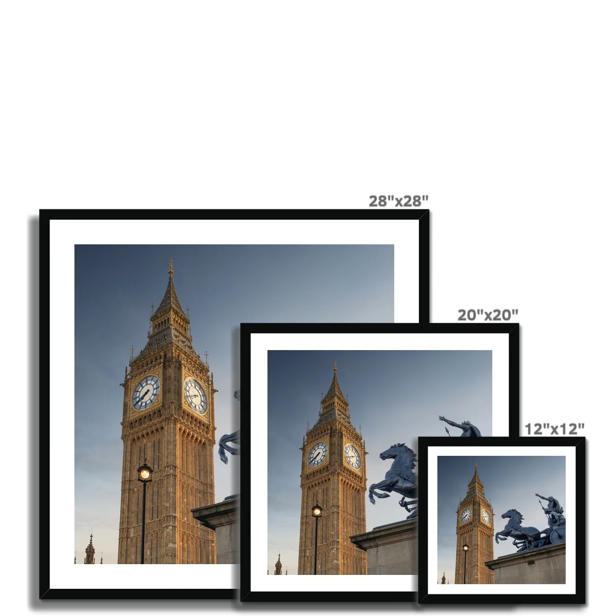 Big Ben and the statue of Boudicca Framed Print - Image 10