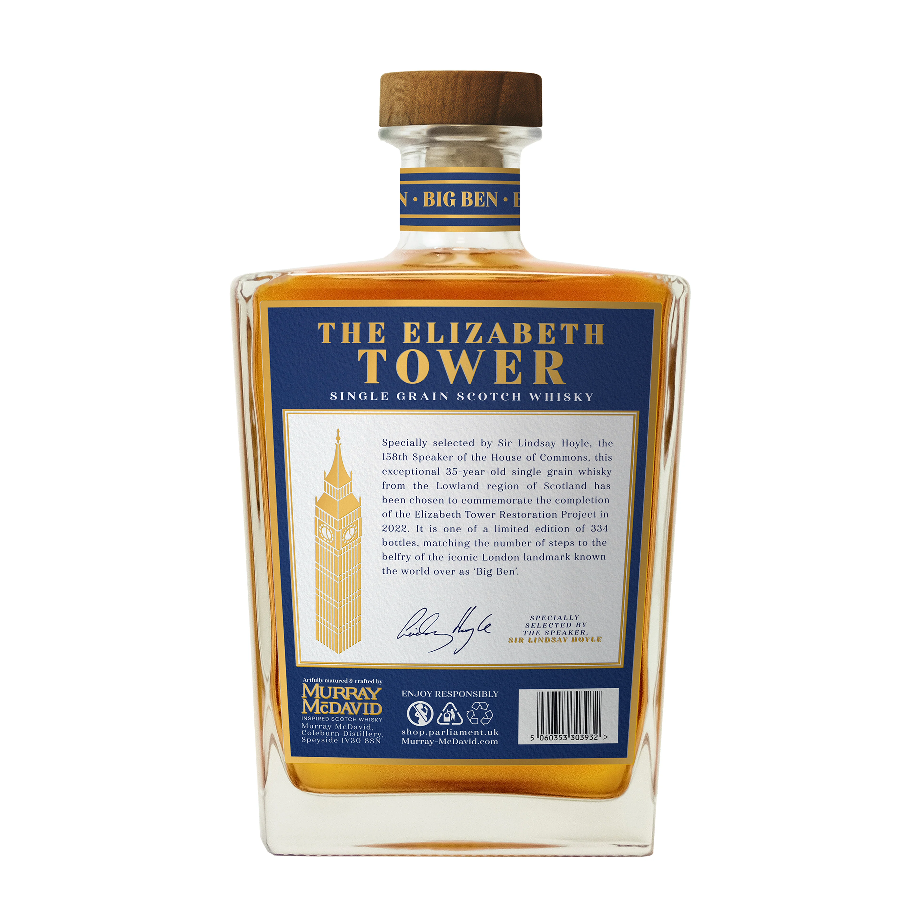 Big Ben Limited Edition 35-Year-Old Single Grain Scotch Whisky - 70cl (201-300) - Image 3
