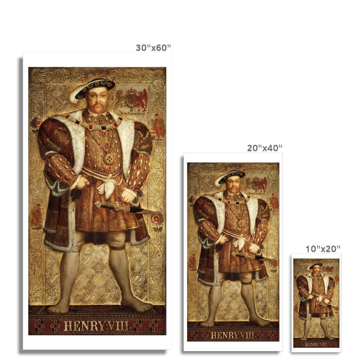 Henry VIII Fine Art Print - Image 3