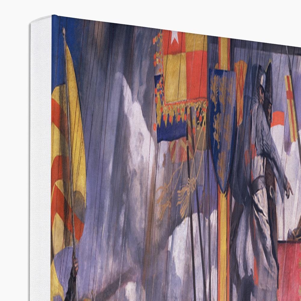 King John Assents to the Magna Carta Canvas - Image 2