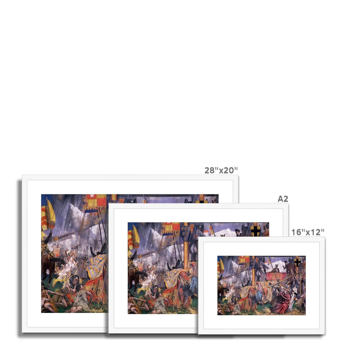 King John Assents to the Magna Carta Framed & Mounted Print - Image 10
