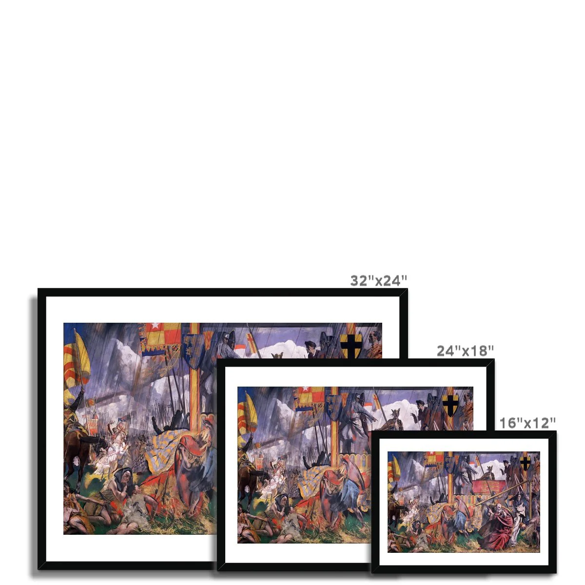 King John Assents to the Magna Carta Framed Print - Image 10
