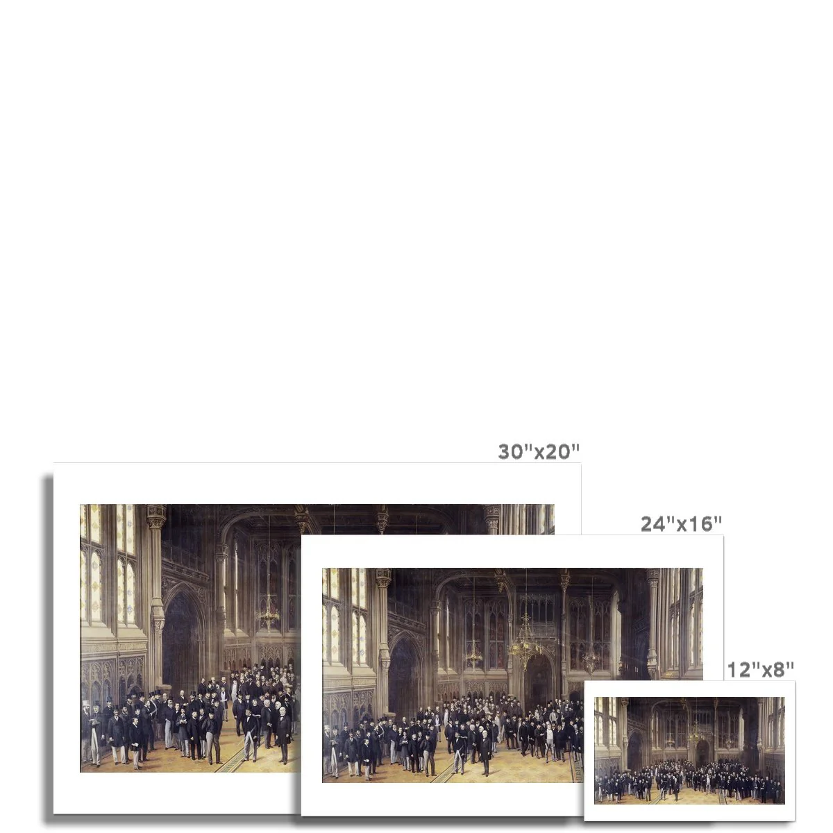 Lobby of the House of Commons Fine Art Print - Image 3