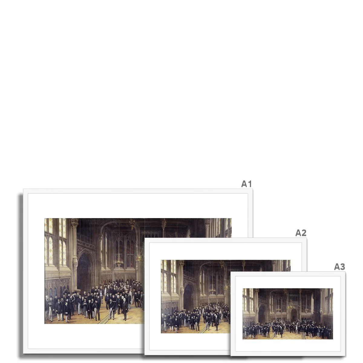 Lobby of the House of Commons Framed Print - Image 11
