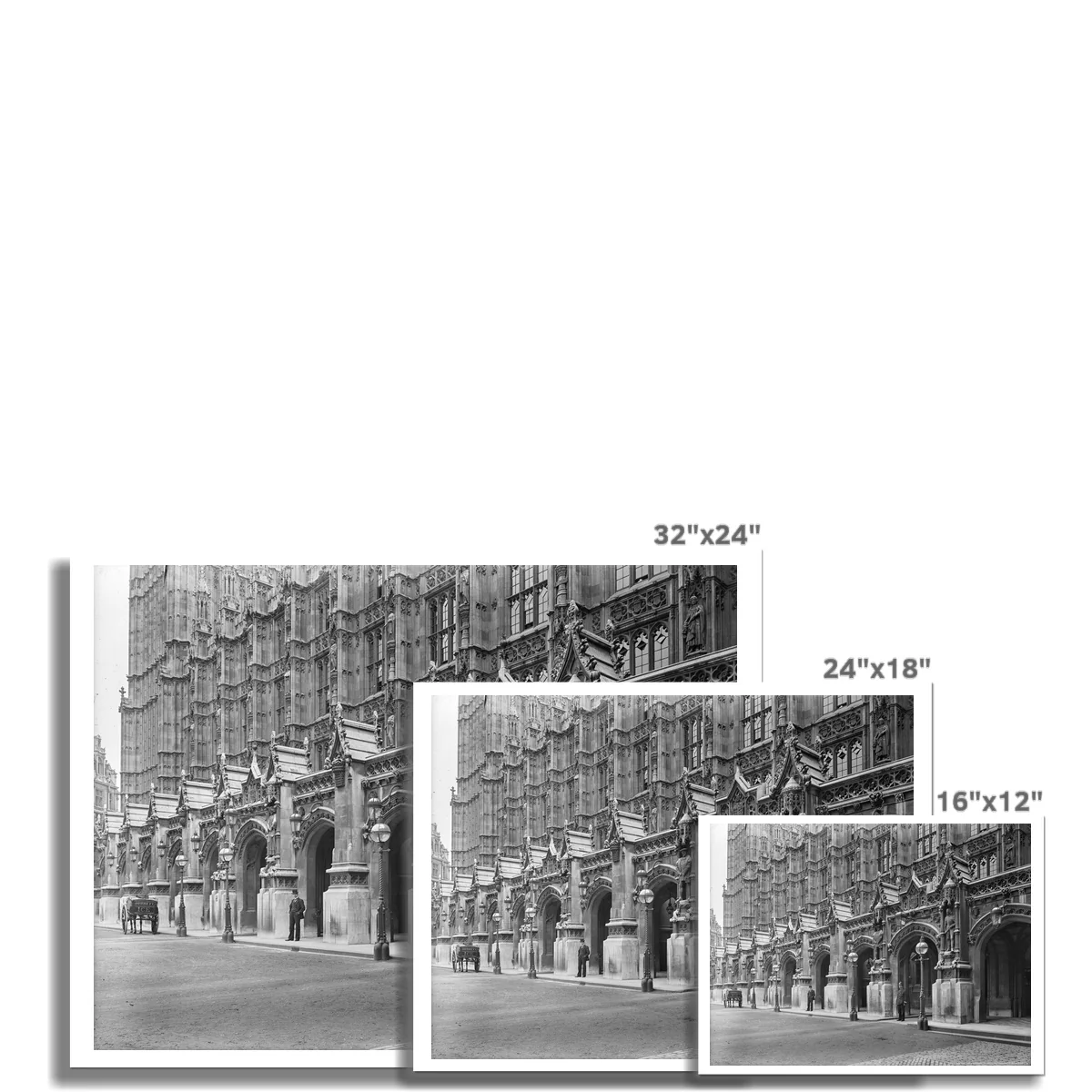 New Palace Yard with a policeman, c.1905 Fine Art Print - Image 3