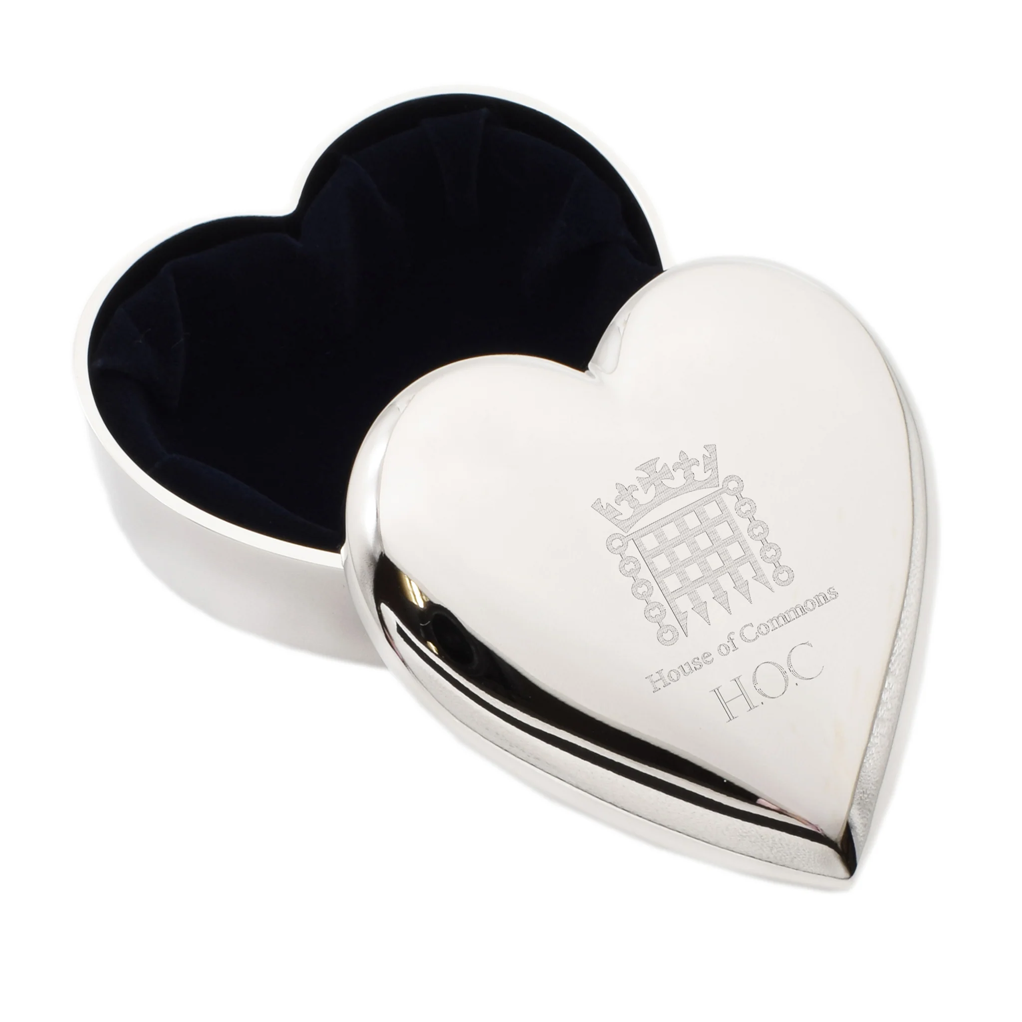 Personalised House of Commons Heart Shaped Trinket Box - Image 2