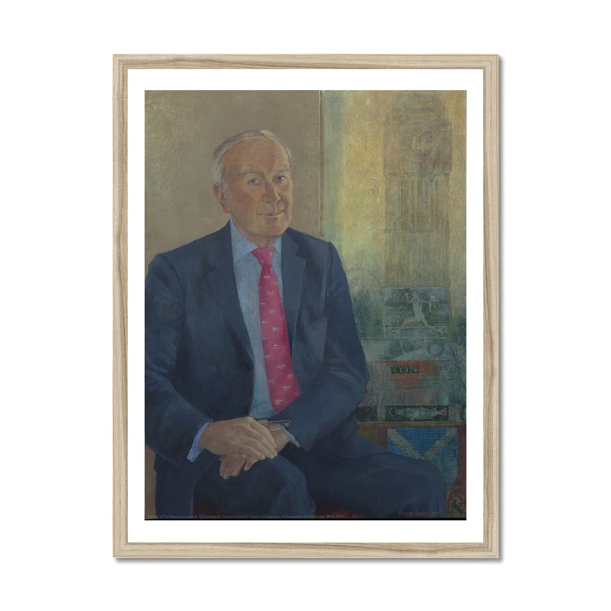 Portrait of Sir Menzies Campbell Framed Print - Image 3