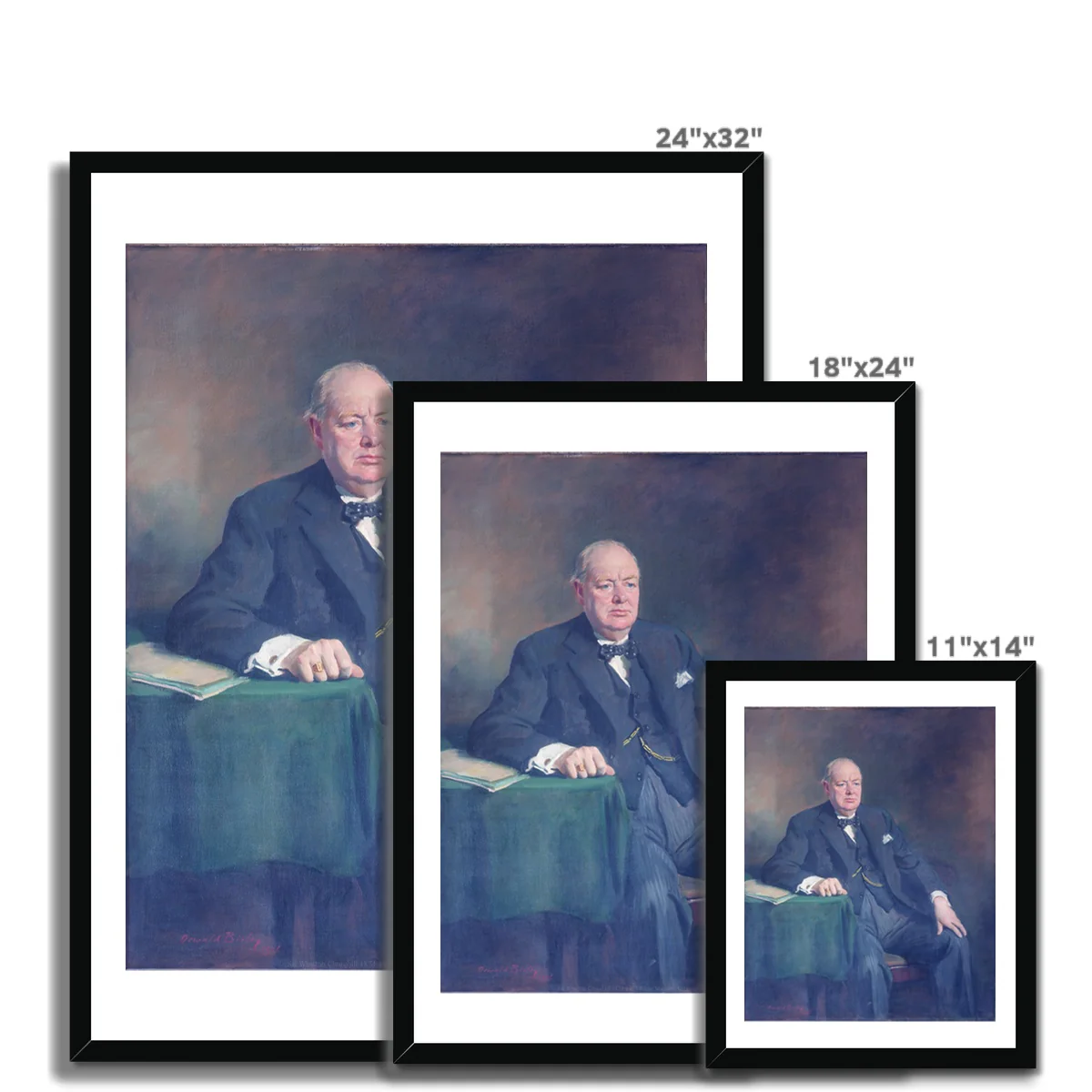 Sir Winston Churchill Framed Print - Image 10