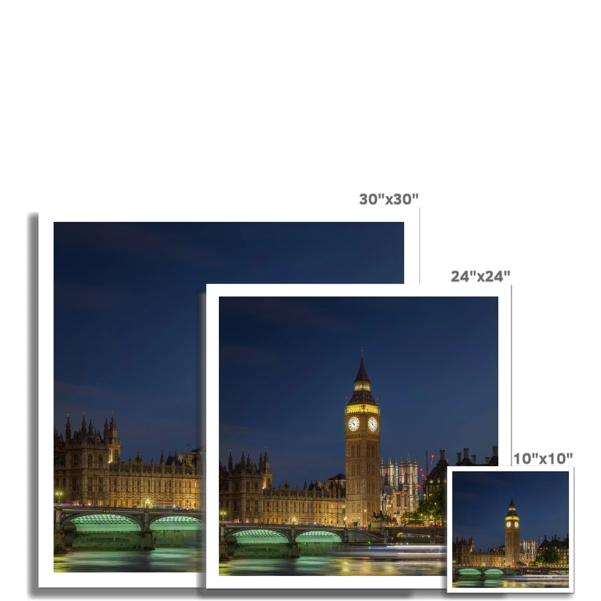 The Ayrton Light, Elizabeth Tower Fine Art Print - Image 3