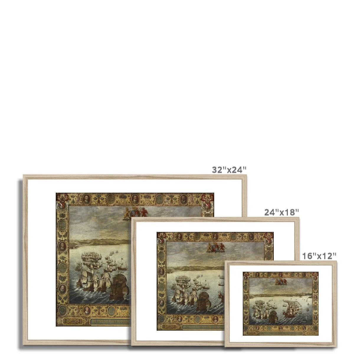 The English Fleet Framed Print - Image 10