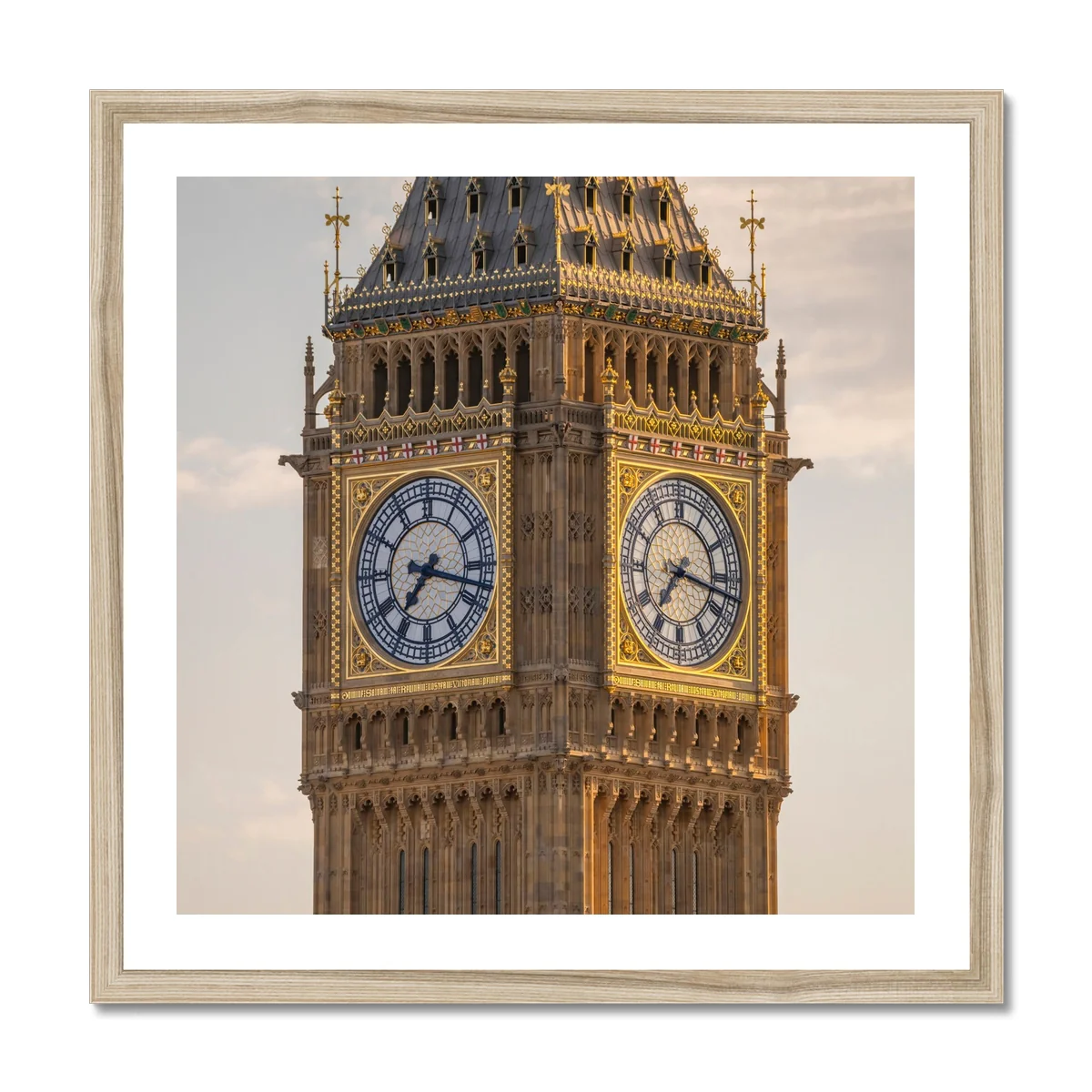 The faces of Big Ben Framed Print - Image 3