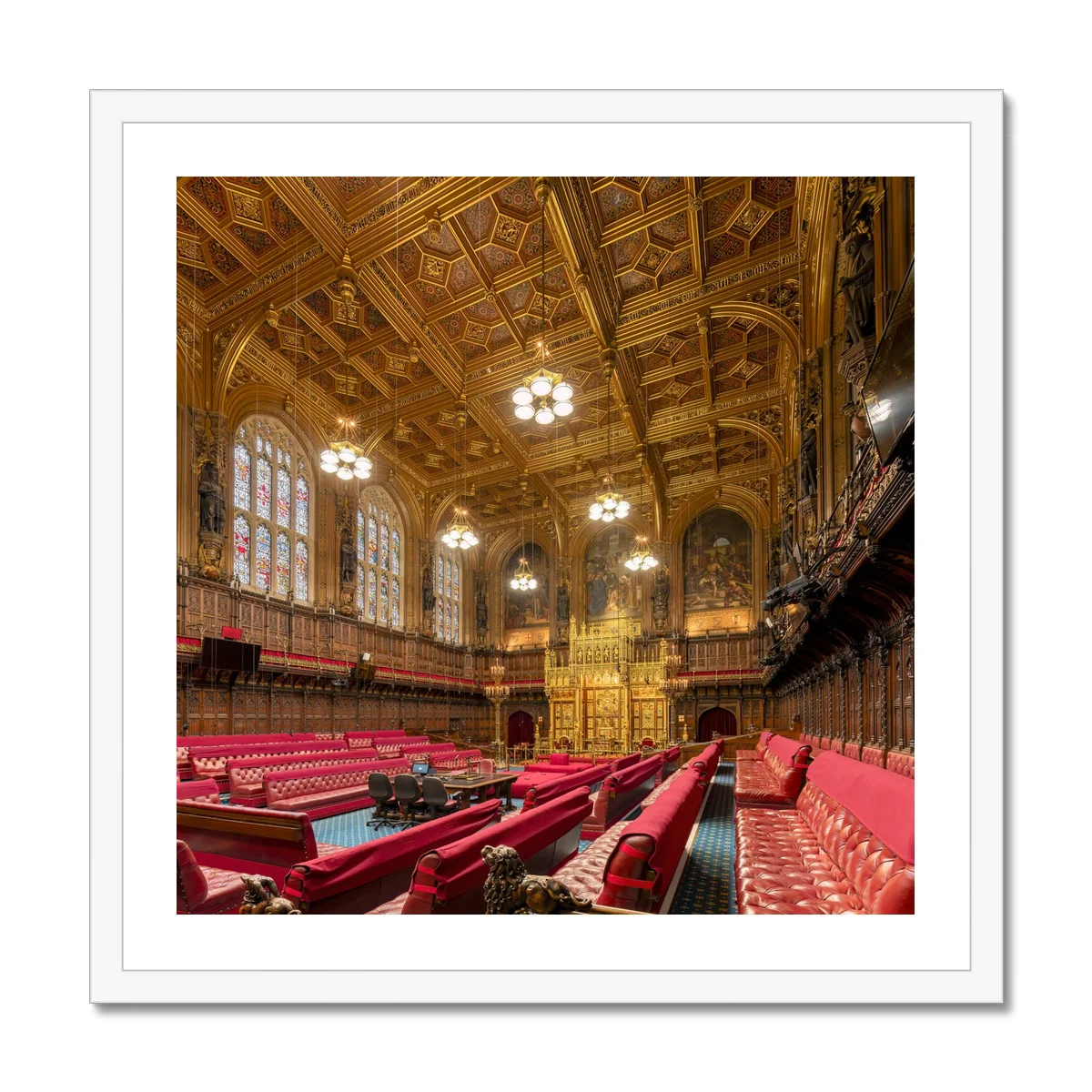 The Lords Chamber Framed Print - Image 2