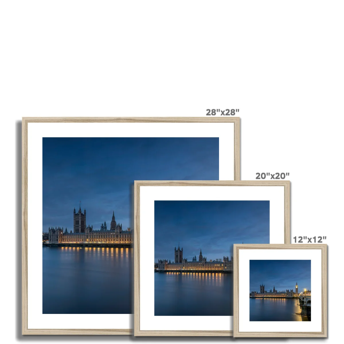 The Palace of Westminster at Night Framed & Mounted Print - Image 12