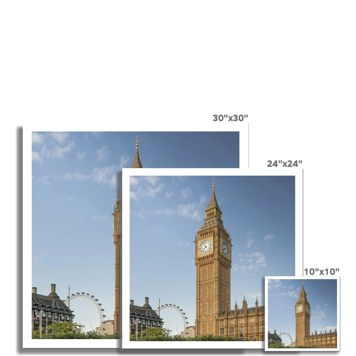 View from New Palace Yard Fine Art Print - Image 3