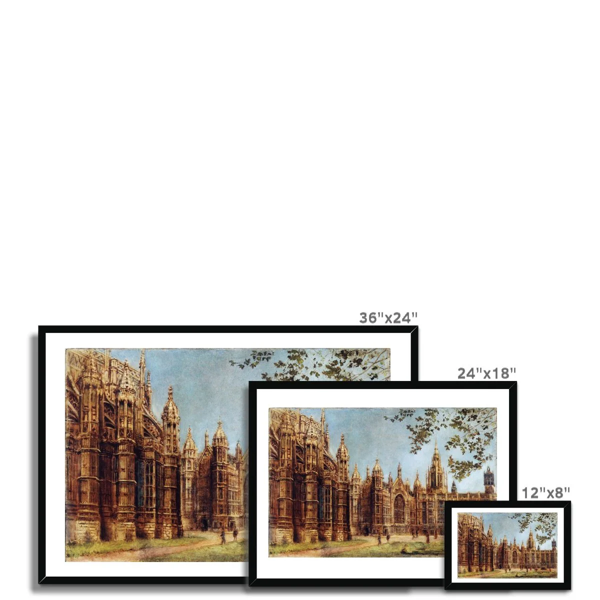 View of Henry VII Chapel and Old Palace Yard Framed Print - Image 10