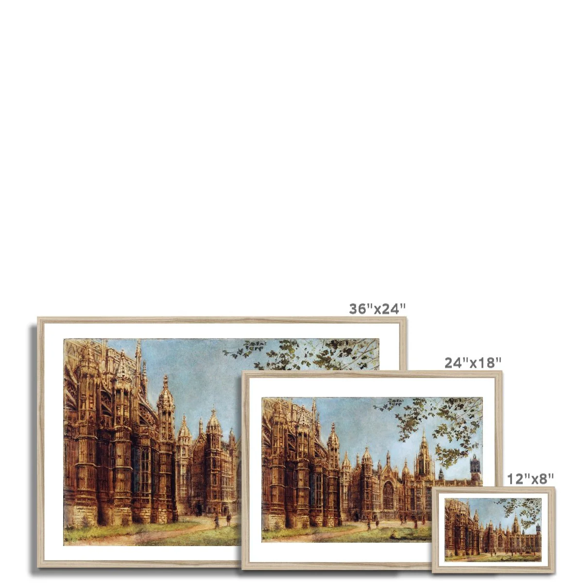 View of Henry VII Chapel and Old Palace Yard Framed Print - Image 12