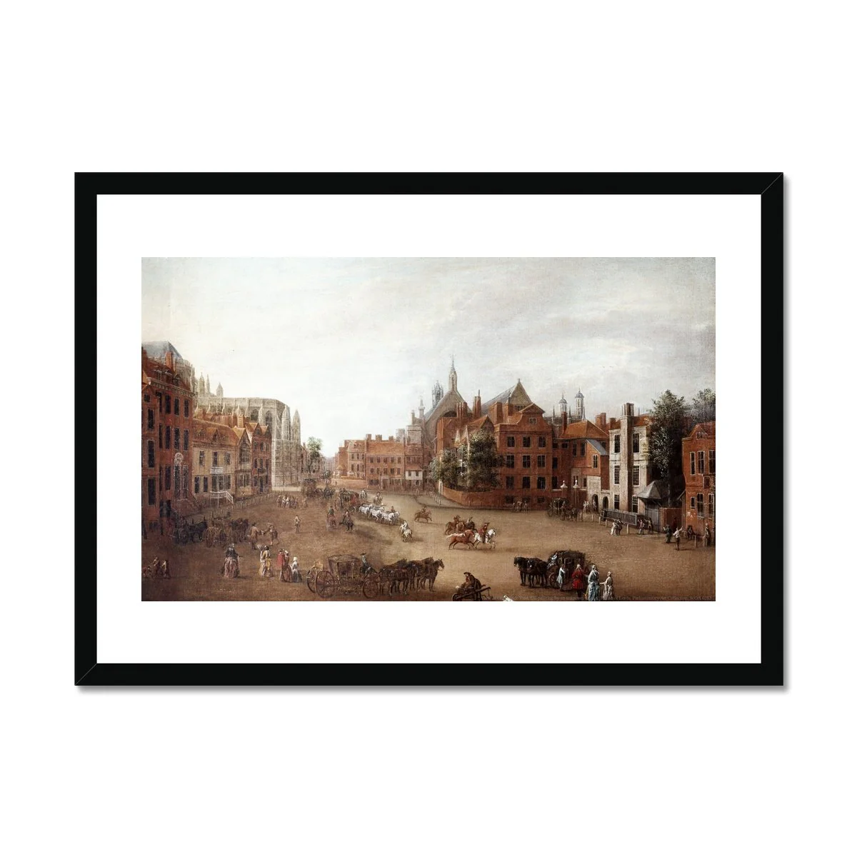 View of Old Palace Yard Framed Print