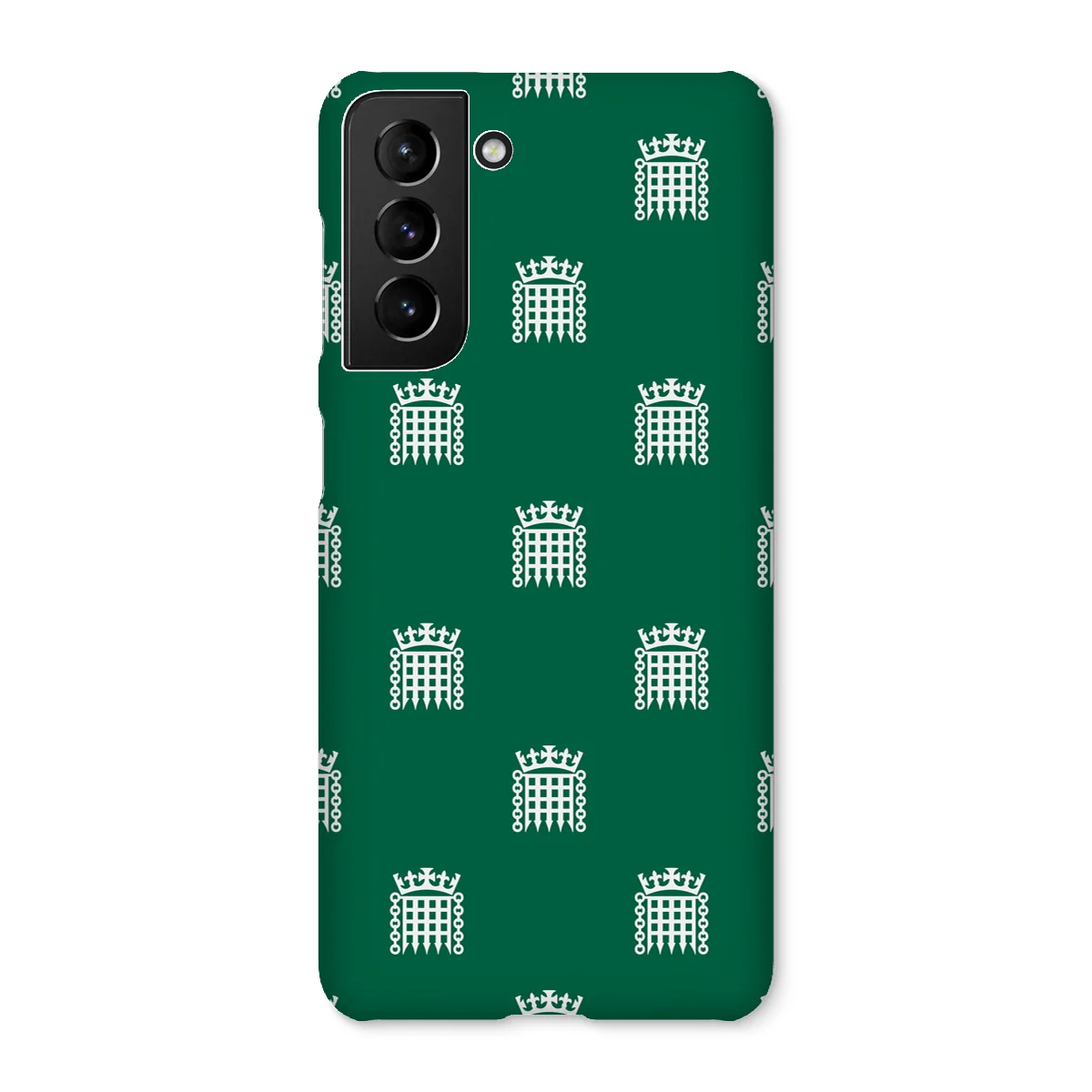House of Commons Repeating Portcullis Phone Case - Green - Image 7