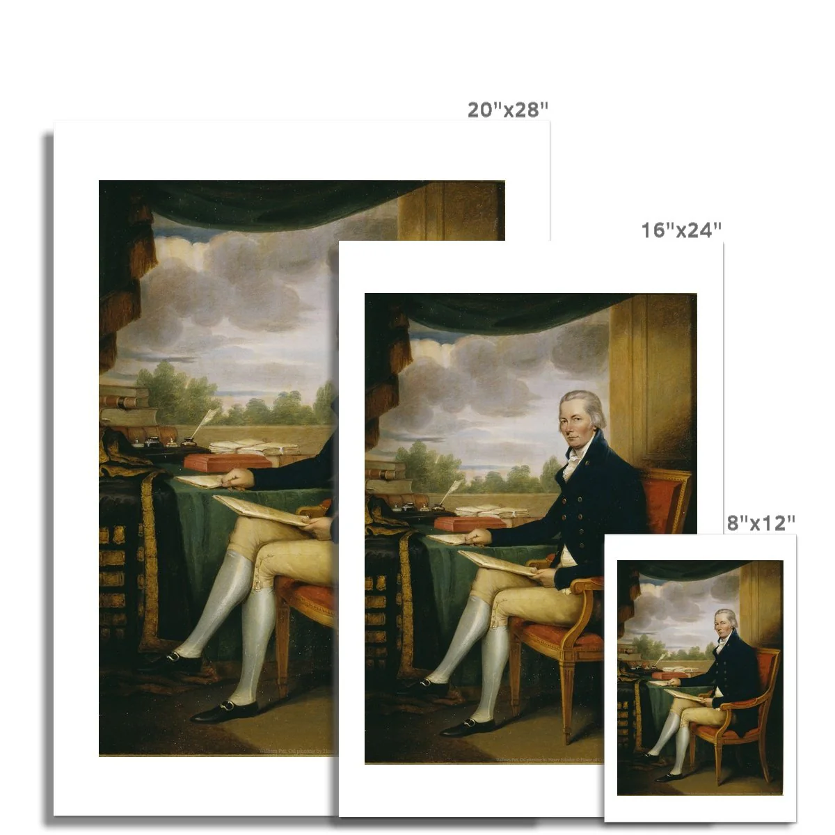 William Pitt, by Henry Edridge Fine Art Print - Image 3
